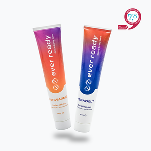Ever Ready warmte crème en cooling gel, met beoordeling 7,8 van Het Testpanel
