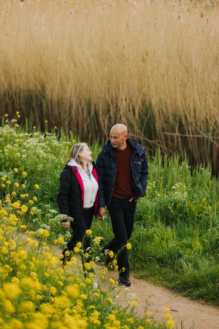 Bewegen buiten in de natuur