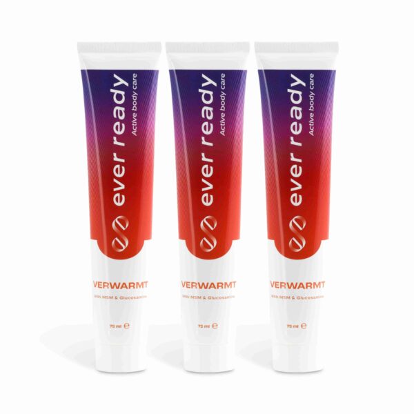 Ever Ready warmte creme 3 pack. Verwarmende gel voor spieren
