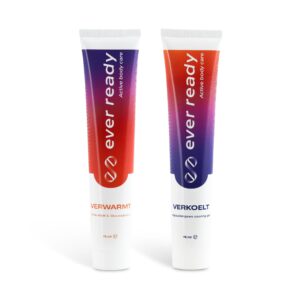 Ever Ready duo pack met 1 warmte creme en 1 cooling gel