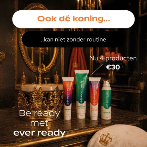 Ever Ready Koningsdag routine kit voor sportherstel thuis