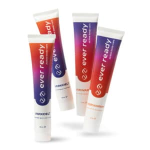 Ever Ready activebox met warmte creme en cooling gel. Helpt tegen spierpijn