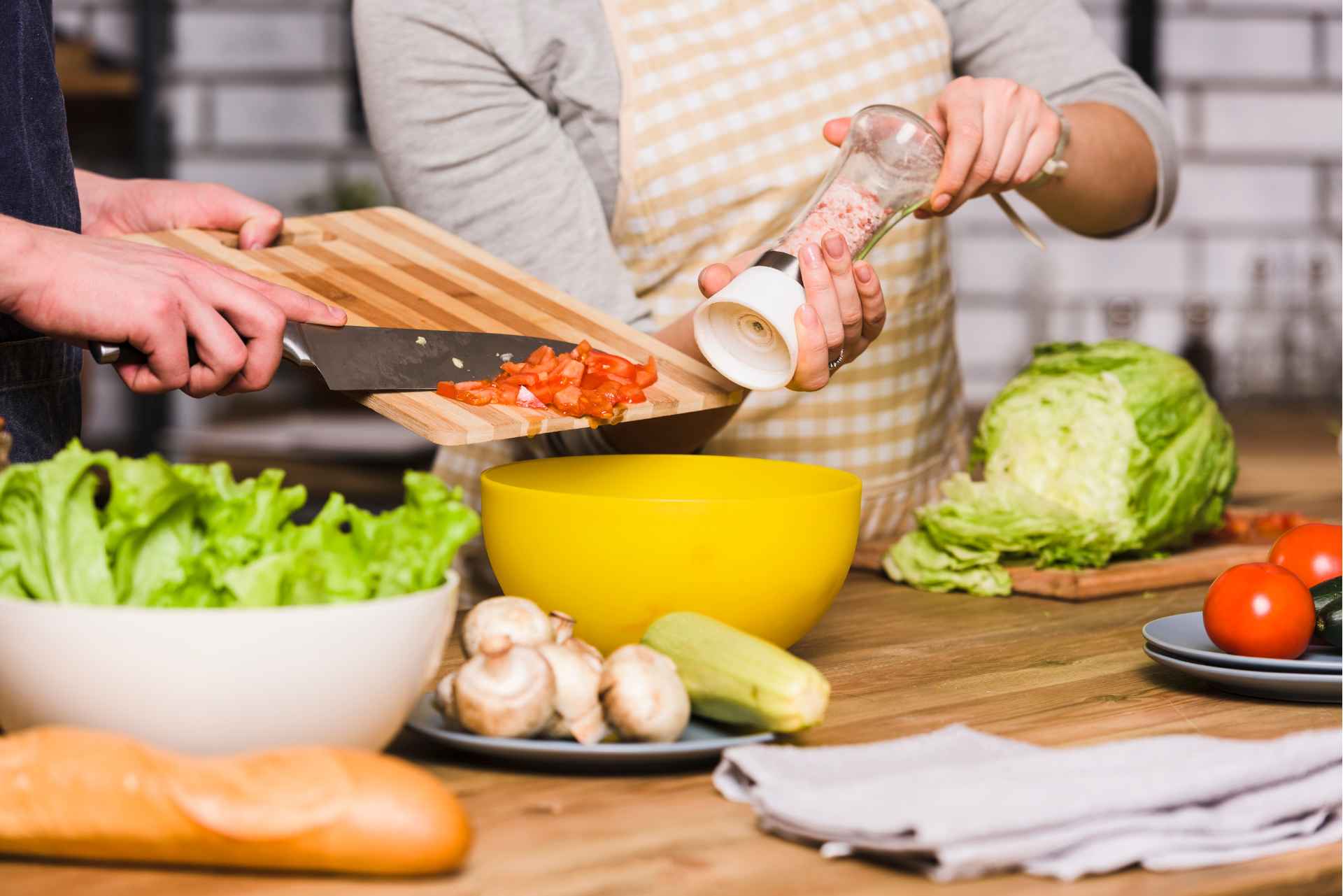 Koken van een gezond gerecht