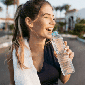 Water drinken