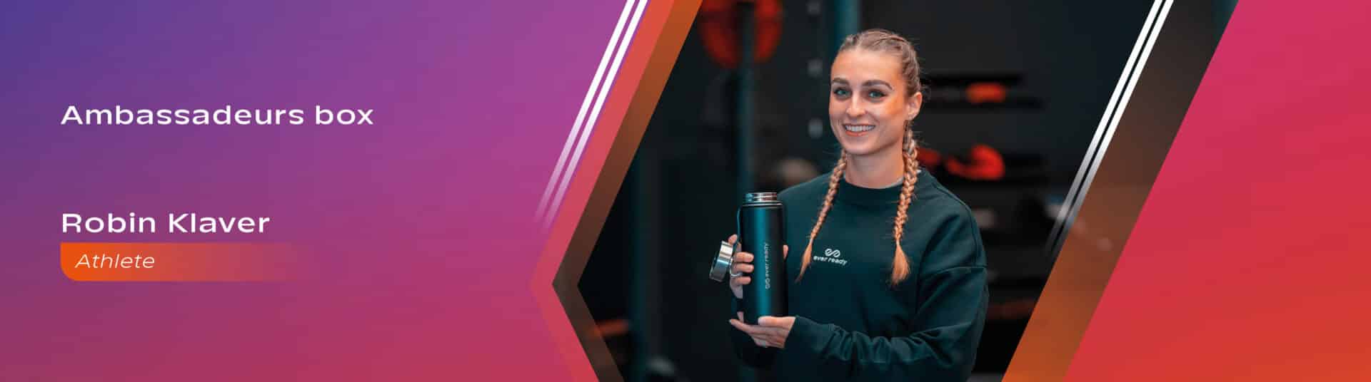 Ever Ready stickers voor Ambassadeursbox Robin Klaver